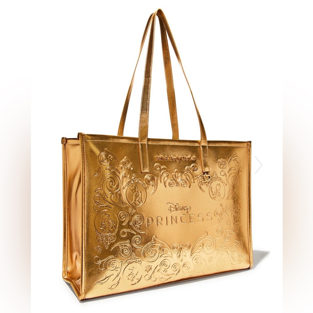 Bath & Body Works Disney Princess Gold Tote Bag